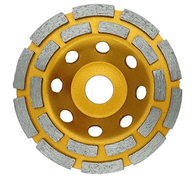 Чашка алмазная 125 мм по бетону сегментная двухрядная Mr. Экономик
