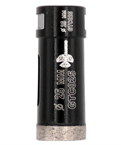 Коронка алмазная по керамограниту 25 мм, М14, TRIO-DIAMOND Grand Top Clean