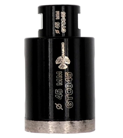 Коронка алмазная по керамограниту 45 мм, М14, TRIO-DIAMOND Grand Top Clean