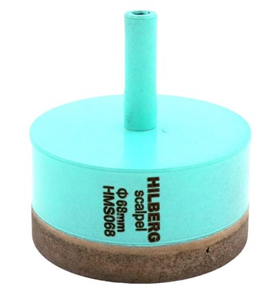 Коронка алмазная по керамике 68 мм, тонкая кромка 1 мм, Hilberg Scalpel