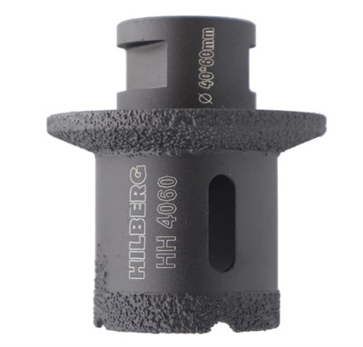 Коронка-фреза алмазная по плитке 40-60 мм M14 Hilberg Super Hard