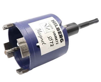 Коронка алмазная по бетону 72 мм Hilberg Laser Magnet