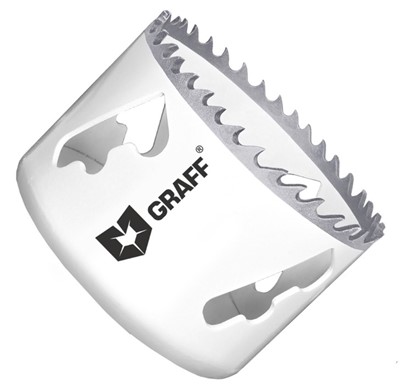 Коронка по металлу 64 мм биметаллическая с кобальтом GRAFF