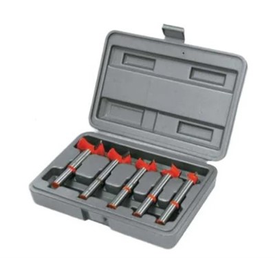 Набор сверл Форстнера по дереву, ДСП, МДФ твердый сплав 15/20/25/30/35 мм, кейс, 5 шт METALLICA Ultra