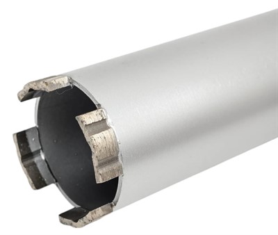 Коронка для алмазного бурения 56 мм по железобетону 1 1/4 UNC Hilberg Laser 