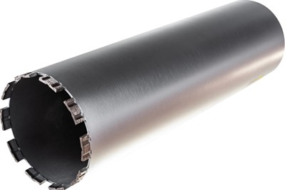 Коронка для алмазного бурения 122 мм по железобетону 1 1/4 UNC Hilberg Laser 