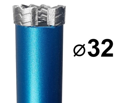 Коронка для алмазного бурения 32 мм 1 1/4" по железобетону бурения GRAFF