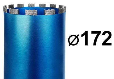 Коронка для алмазного бурения 172 мм 1 1/4" по железобетону GRAFF