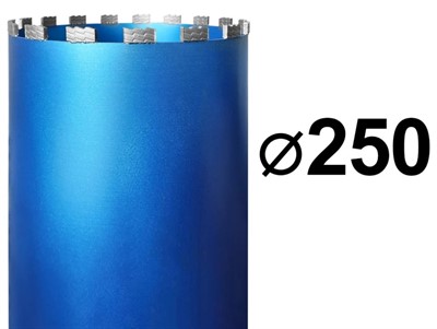 Коронка для алмазного бурения 250 мм 1 1/4" по железобетону GRAFF
