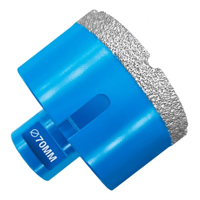 Коронка алмазная 70 мм по керамограниту для УШМ М14 GRAFF серия "Master"