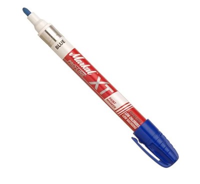 Маркер промышл. перманентный на основе жидк. краски MARKAL PRO-LINE XT СИНИЙ (Толщина линии 3 мм. Цвет синий)