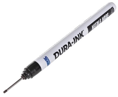 Маркер ЧЕРНЫЙ 1 мм. перманентный фетровый удлиненный наконечник MARKAL DURA-INK 05