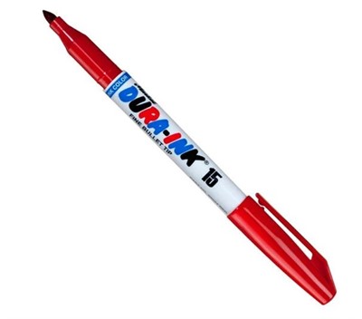 Маркер КРАСНЫЙ 1,5 мм перманентный фетровый MARKAL DURA-INK 15