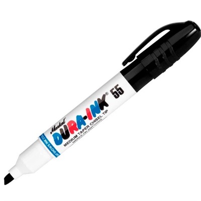 Маркер ЧЕРНЫЙ 1,5/4,5 мм, перманентный фетровый MARKAL DURA-INK 55