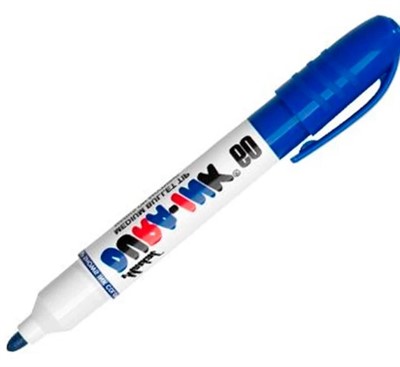 Маркер СИНИЙ 3 мм, перманентный фетровый MARKAL DURA-INK 60