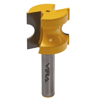 Фреза кромочная полустержневая (25.4х22 мм; R4.8 мм, хвостовик 8 мм) VIRA 