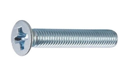 Винт М3х40 мм потай. головка, цинк, DIN 965 (1000 шт в карт. уп.) STARFIX