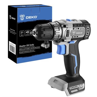 Дрель-шуруповерт аккумуляторная DEKO Sharker 20V (без батареи) - фото 195746