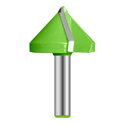 Фреза конусная V-образная 32/20 мм, 90°, хв. 8 мм GRAFF