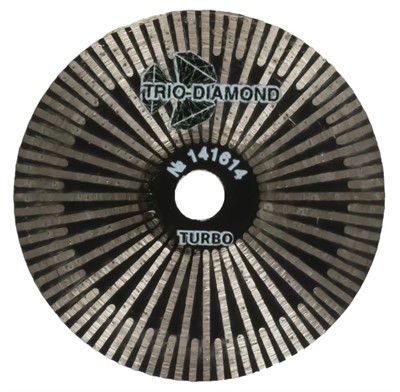 Алмазный диск для гравера по керамограниту 45x6/3x16x0,6 мм турбо Trio Diamond