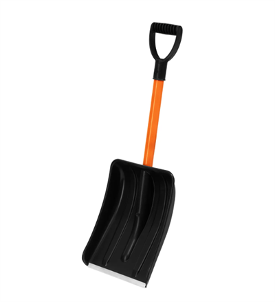 Лопата снеговая автомобильная 275х365х870 мм, стальной черенок, Sparta