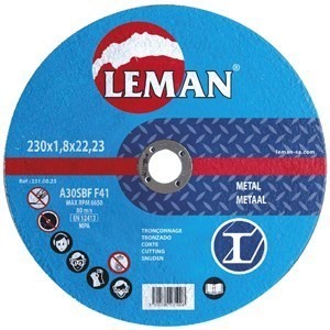 Круг отрезной 180х3.0x22.2 мм по металлу LEMAN