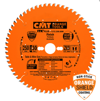 Диск пильный по дереву 216х30х1,8/1,2 мм 48Т универсальный CMT 