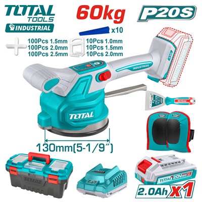 Виброприсоска для плитки TOTAL TTVLI20018