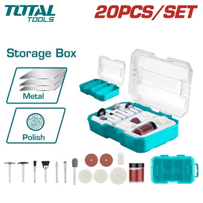 Набор насадок для гравера TOTAL TAKMG6020 (20 шт) - фото 197108