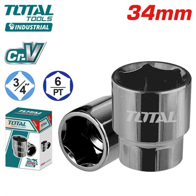 Торцевая головка 3/4 " 34мм TOTAL THHAST34341 - фото 197124
