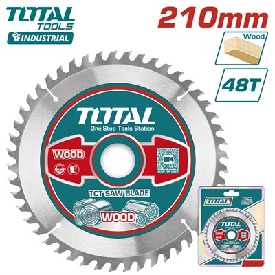 Диск пильный 210x30/25,4/16 мм 48T TOTAL 