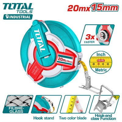 Рулетка 20 м TOTAL