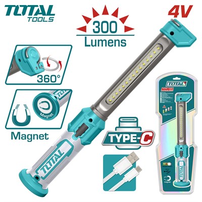 Фонарь аккумуляторный TOTAL TWLI043006 - фото 197176