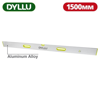 Правило алюминиевое с уровнем 1500мм DYLLU DTSL6G150 - фото 197244