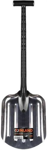 Лопата снеговая автомобильная снеговая FINLAND 2244 нержавейка  (22х27,5х70 см)