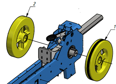 Маховик для дровокола БЕЛМАШ LSG/LSE-500