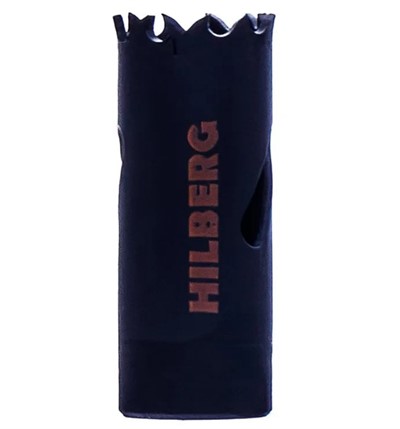 Коронка биметаллическая по металлу 20 мм крупный зуб Hilberg Cobalt 8%