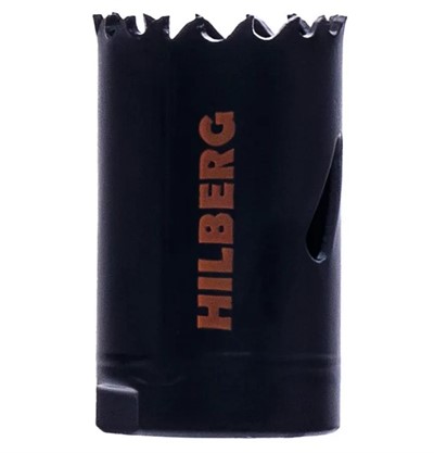 Коронка биметаллическая по металлу 30 мм крупный зуб Hilberg Cobalt 8%