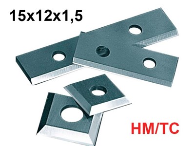  Нож сменный для фрезы по дереву твердосплавный 15х15х2,5 STC Tools