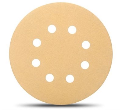 Шлифлист 125мм круг P60 бумага, самосцепл. (8 отв.) Abraforce - фото 198027