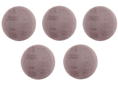 Шлифлист 225мм круг Р180 сетка, самосцепл. 5шт. - фото 198038