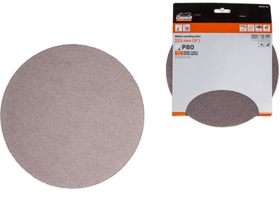 Шлифлист 225мм круг Р80 сетка, самосцепл. 5шт. GEPARD (GP5021-80) - фото 198060