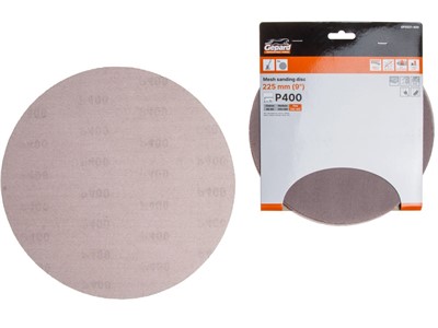 Шлифлист 225мм круг Р400 сетка, самосцепл. 5шт. GEPARD (GP5021-400) - фото 198065