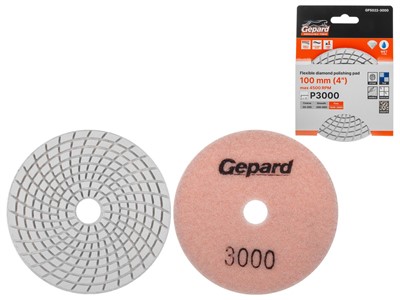 Алмазный гибкий шлифкруг "Черепашка" 100мм P3000 мокр. GEPARD