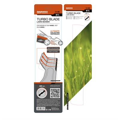 Нож-турбо для газонокосилки 40 см DAEWOO DLM 405