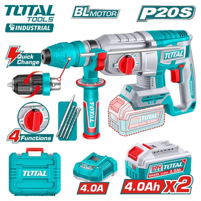 Перфоратор аккумуляторный TOTAL TRHLI202689 - фото 199034