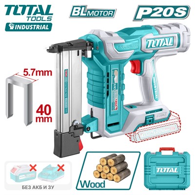 Пистолет гвоздезабивной аккумуляторный TOTAL TCSNLI6005 - фото 199039