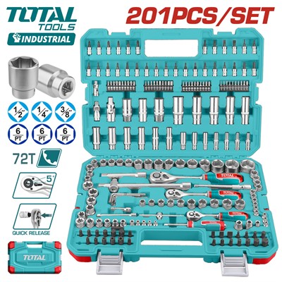 Набор инструментов TOTAL THTS082016 (201 предмет)