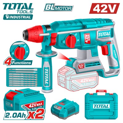 Перфоратор аккумуляторный TOTAL TRHLI422682 - фото 199075