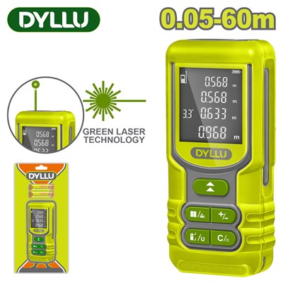 Дальномер лазерный 0,05 - 60 м DYLLU 